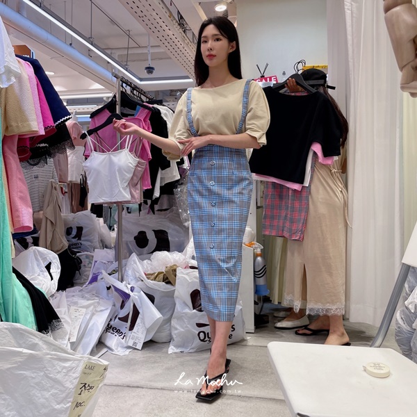 (限量商品)寬領澎澎袖上衣